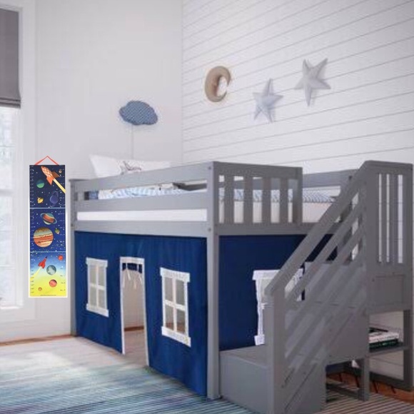 eeBoo's Space themed Keepsake Growth Chart - Picture 2 of 14